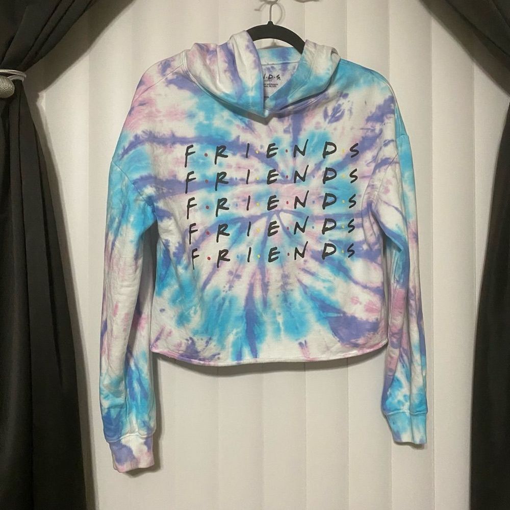FRIENDS tie die crop top